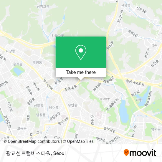 광교센트럴비즈타워 map
