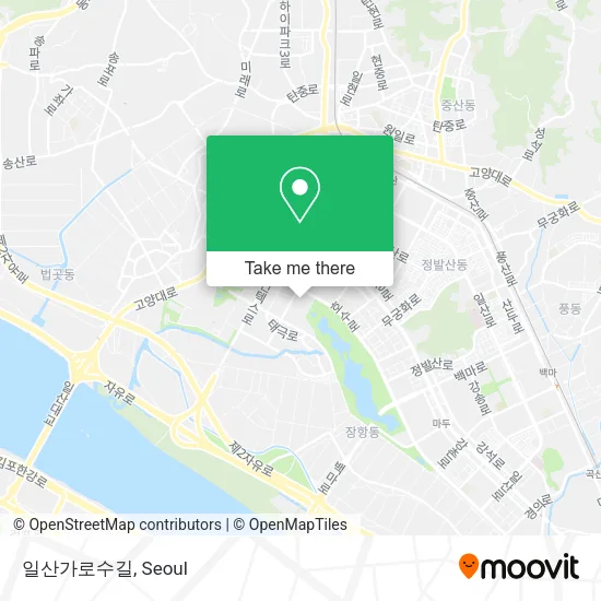 일산가로수길 map