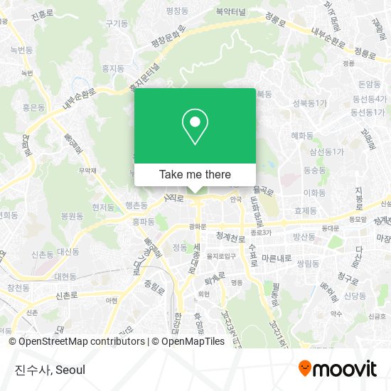 진수사 map