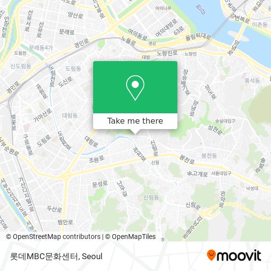 롯데MBC문화센터 map