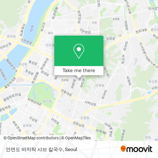 안면도 바지락 샤브 칼국수 map
