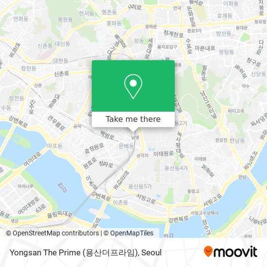 Yongsan The Prime (용산더프라임) map