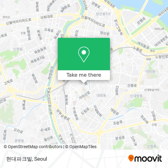 현대파크빌 map