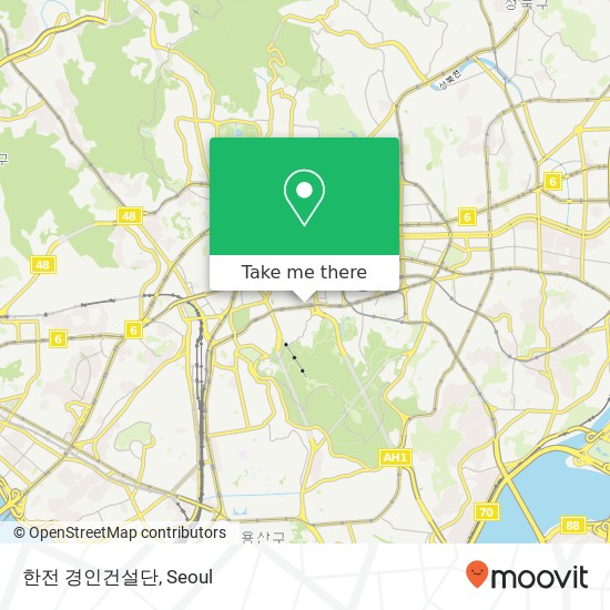 한전 경인건설단 map