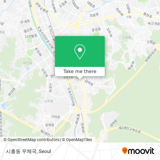 시흥동 우체국 map