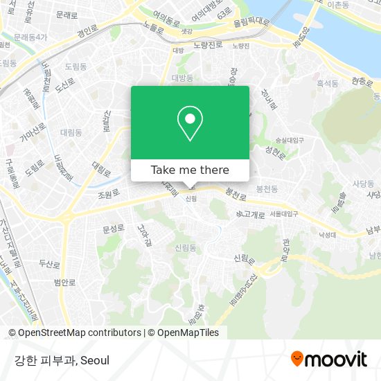 강한 피부과 map