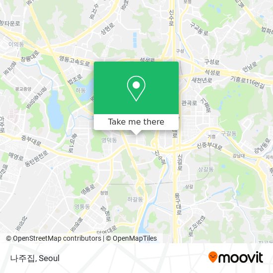 나주집 map