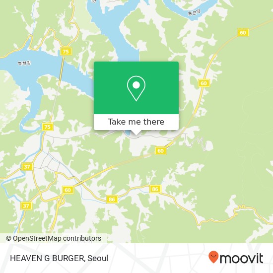 HEAVEN G BURGER map