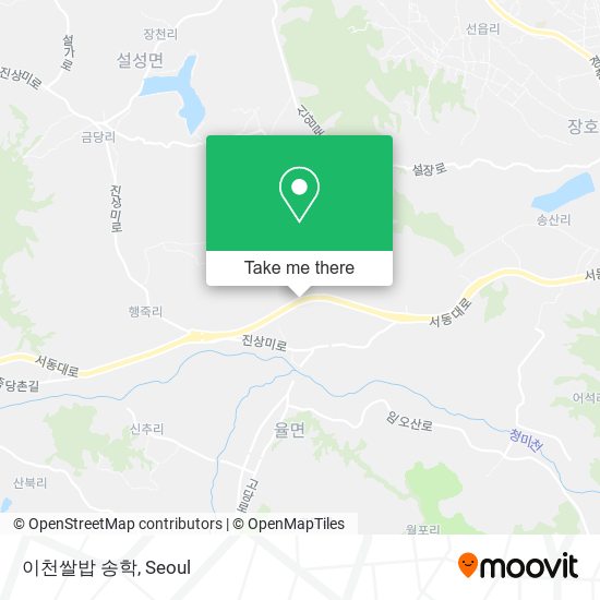 이천쌀밥 송학 map