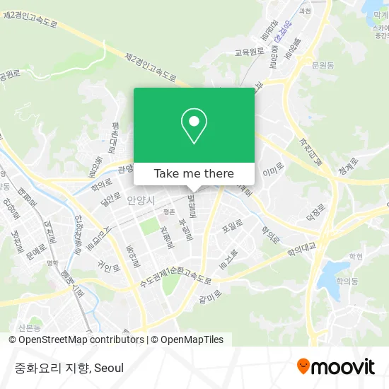 중화요리 지향 map