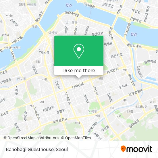 Banobagi Guesthouse map