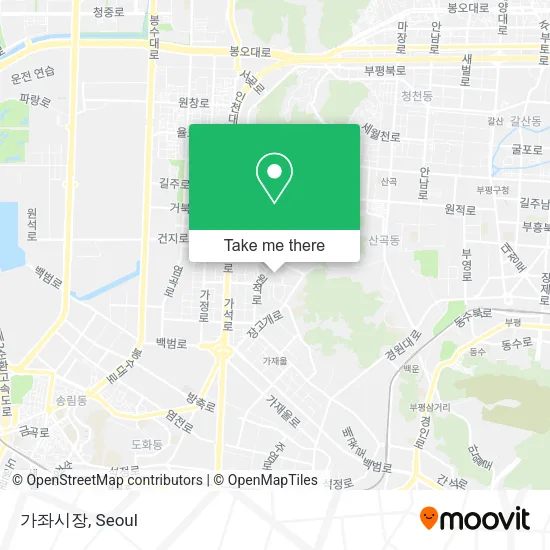 가좌시장 map