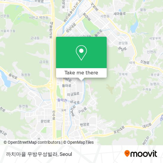까치마을 우방우성빌라 map