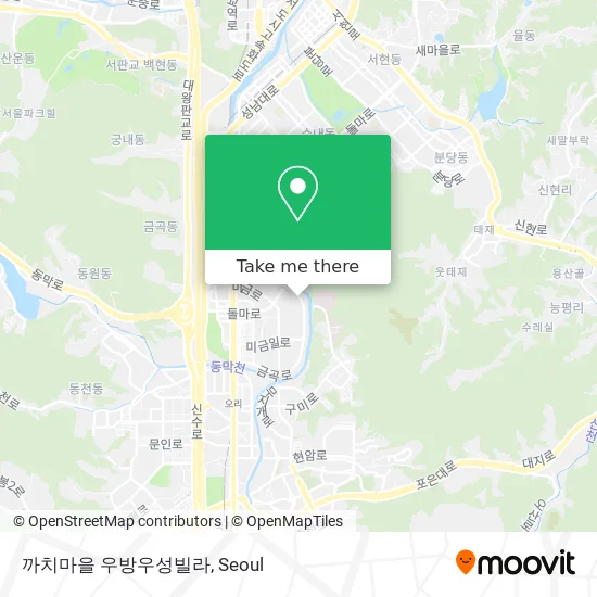 까치마을 우방우성빌라 map