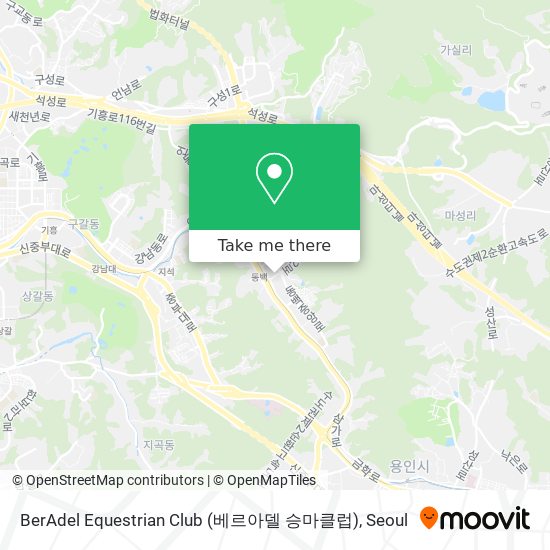 BerAdel Equestrian Club (베르아델 승마클럽) map