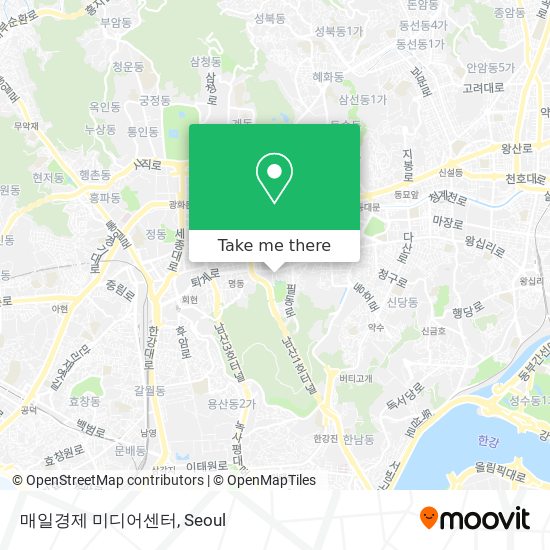 매일경제 미디어센터 map