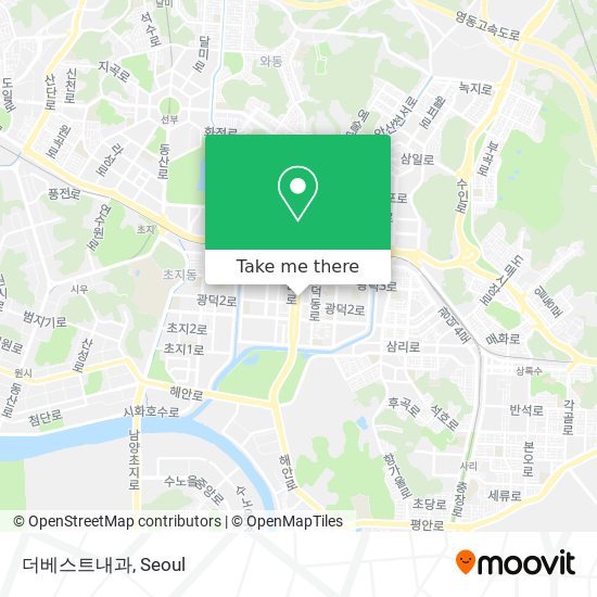 더베스트내과 map