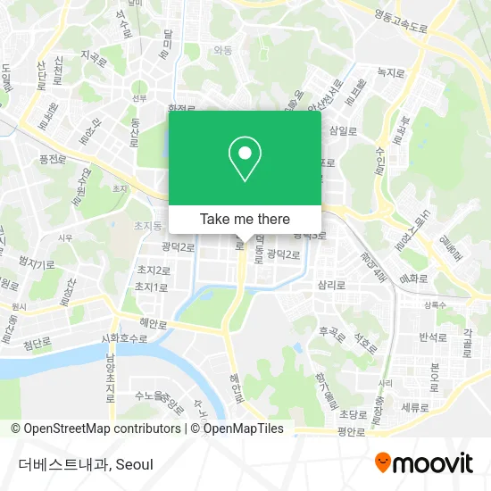 더베스트내과 map