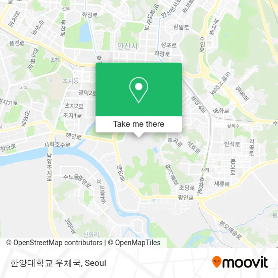 한양대학교 우체국 map