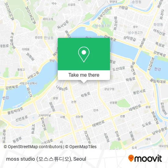 moss studio (모스스튜디오) map