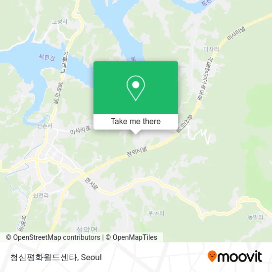 청심평화월드센타 map