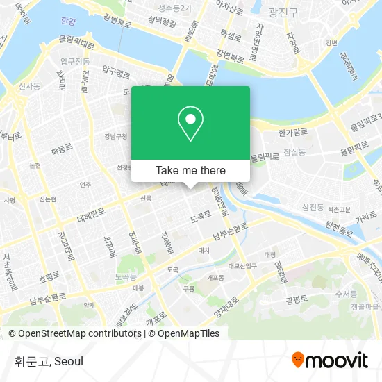 휘문고 map