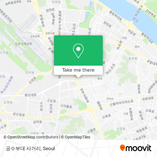 공수부대 사거리 map