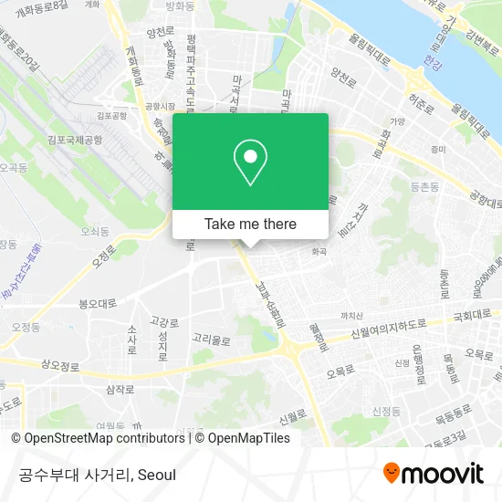 공수부대 사거리 map