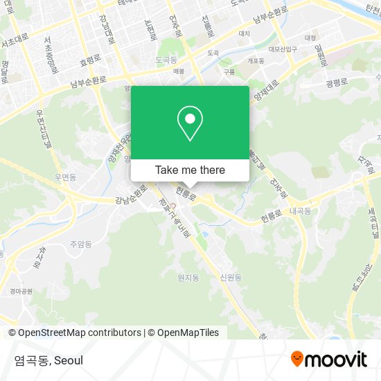 염곡동 map