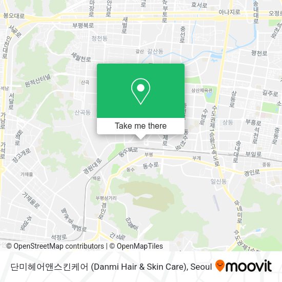 단미헤어앤스킨케어 (Danmi Hair & Skin Care) map