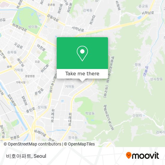 비호아파트 map