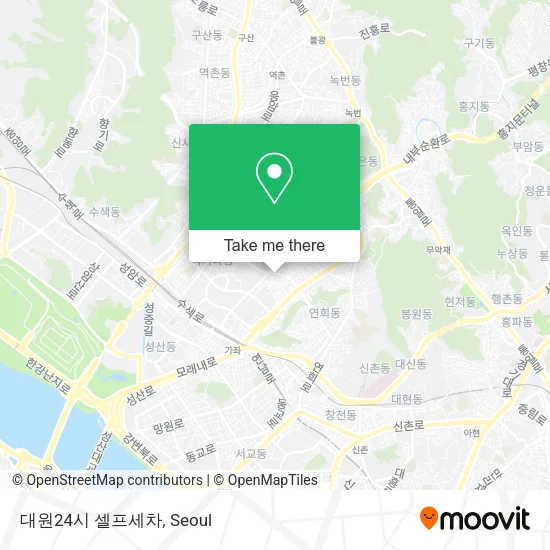 대원24시 셀프세차 map