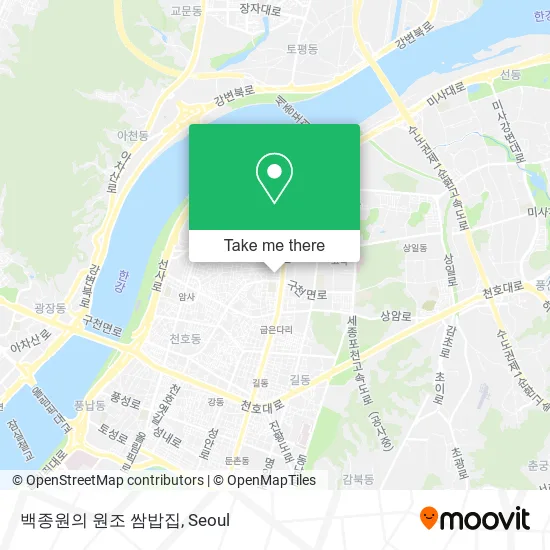 백종원의 원조 쌈밥집 map