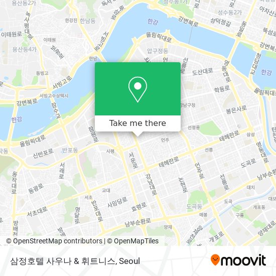 삼정호텔 사우나 & 휘트니스 map