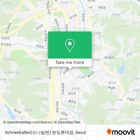 Schneeballen(슈니발렌) 분당롯데점 map