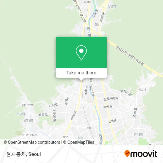 현자동차 map