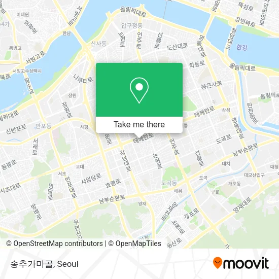 송추가마골 map