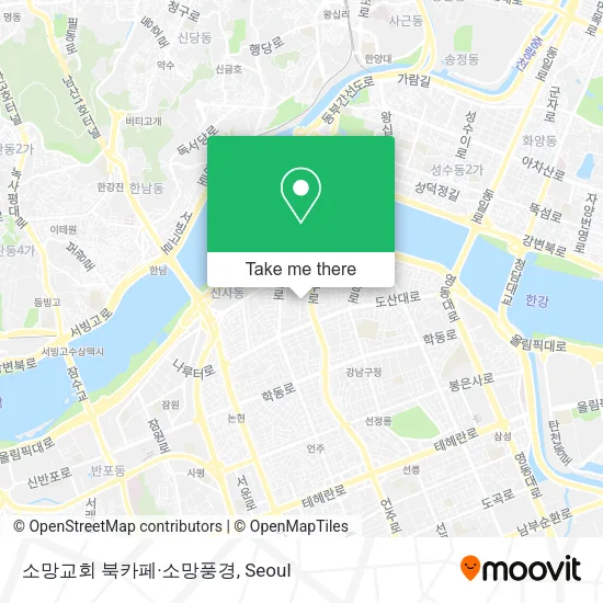 소망교회 북카페·소망풍경 map