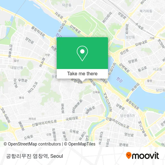 공항리무진 염창역 map