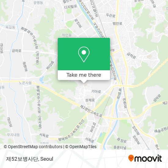 제52보병사단 map