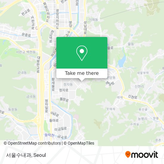 서울수내과 map