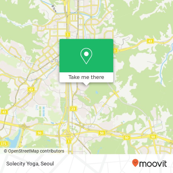 Solecity Yoga map