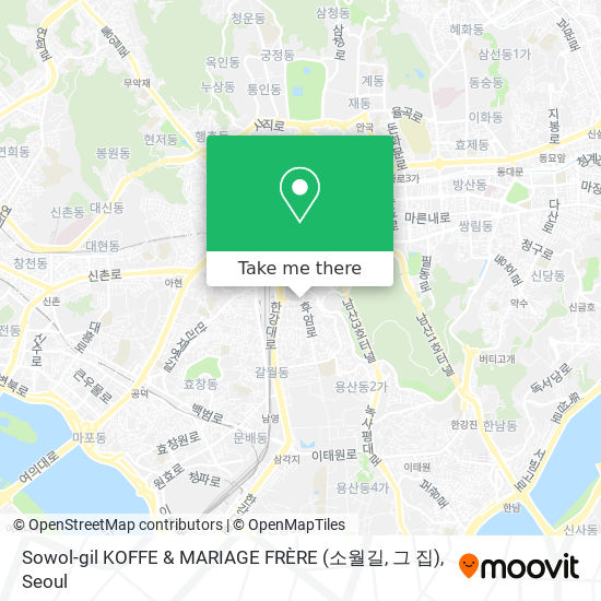 Sowol-gil KOFFE & MARIAGE FRÈRE (소월길, 그 집) map