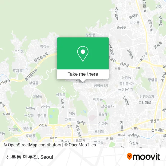 성북동 만두집 map