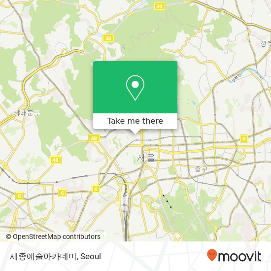 세종예술아카데미 map