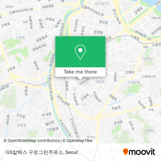 GS칼텍스 구로그린주유소 map