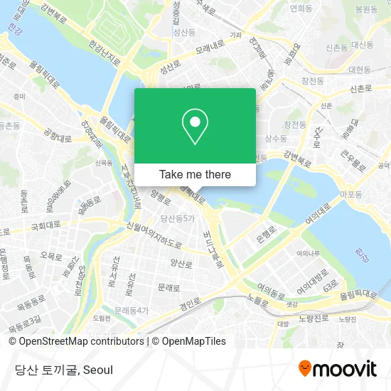 당산 토끼굴 map
