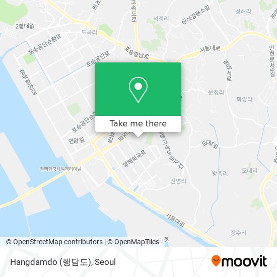 Hangdamdo (행담도) map