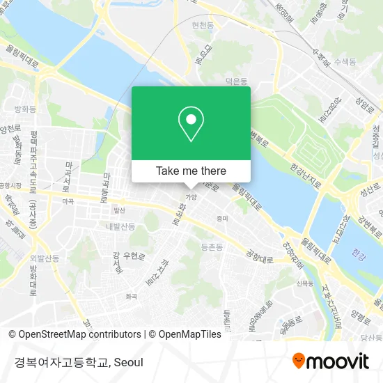 경복여자고등학교 map