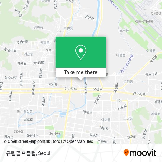 유림골프클럽 map